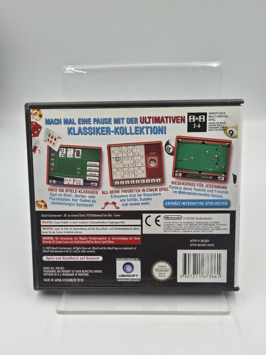 Nintendo DS Spiel 100 Klassiker mit OVP und Anleitung NOE