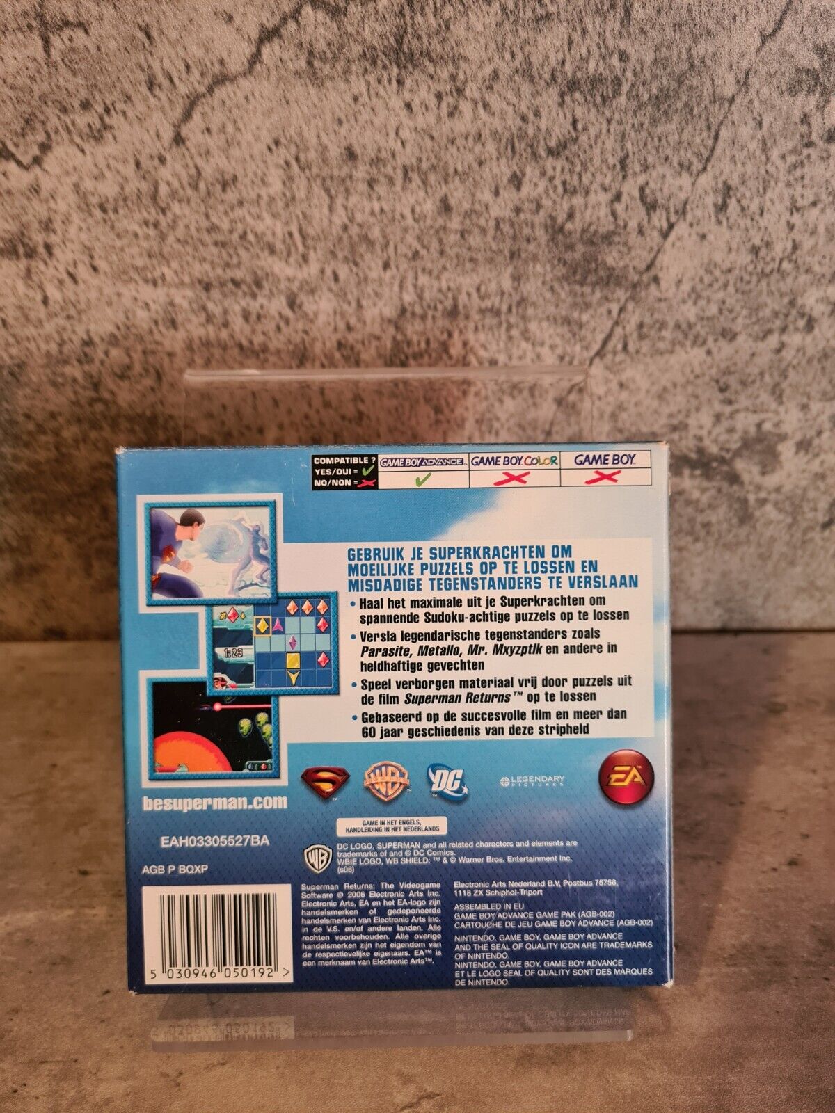 Nintendo Gameboy Advance Superman Returns mit OVP und Anleitung HOL - T-Retro-Games 