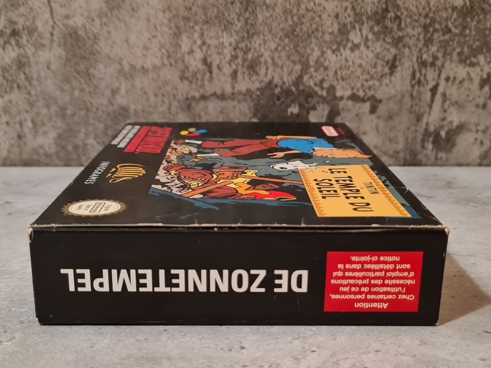 SNES Super Nintendo TinTin Le Temple Du Soleil mit OVP und Anleitung FAH - T-Retro-Games 