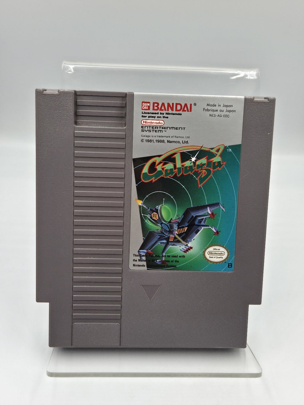 Nintendo NES Spiel Galaga Modul EEC