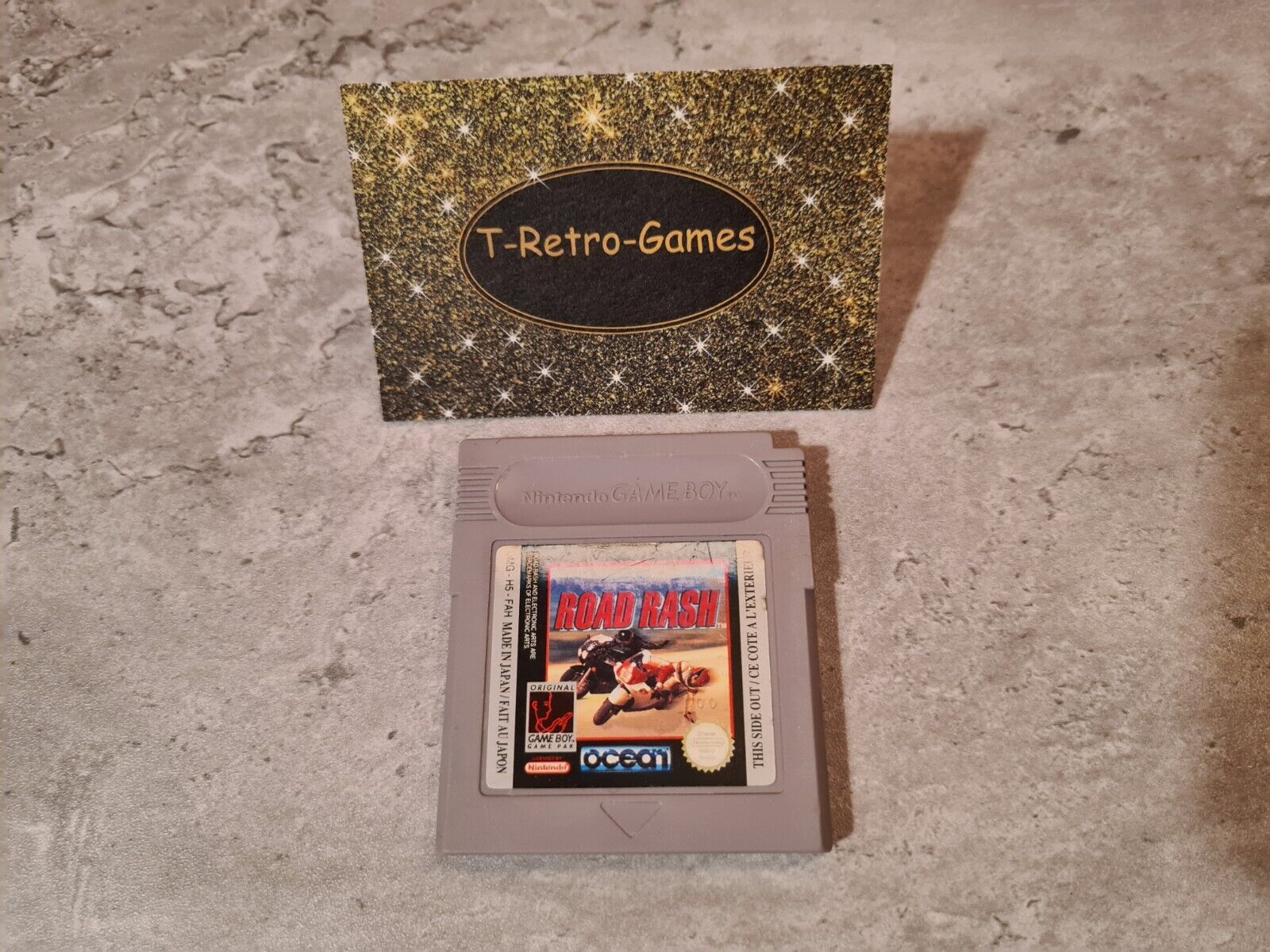 Nintendo Gameboy Classic Spiel Road Rash Modul FAH - T-Retro-Games 