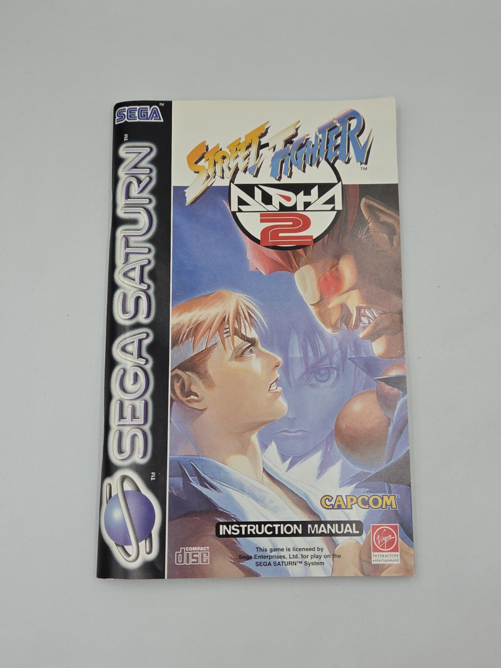 Sega Saturn Spiel Street Fighter Alpha 2 mit OVP und Anleitung  Multilingual