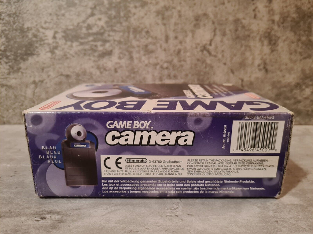 Nintendo Game Boy Classic Game Boy Camera Blau Blue OVP - T-Retro-Games 