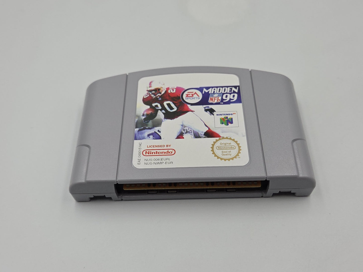 N64 Nintendo 64 Spiel Madden NFL 99 mit OVP und Anleitung EUR