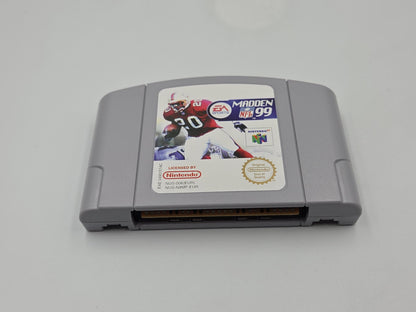 N64 Nintendo 64 Spiel Madden NFL 99 mit OVP und Anleitung EUR