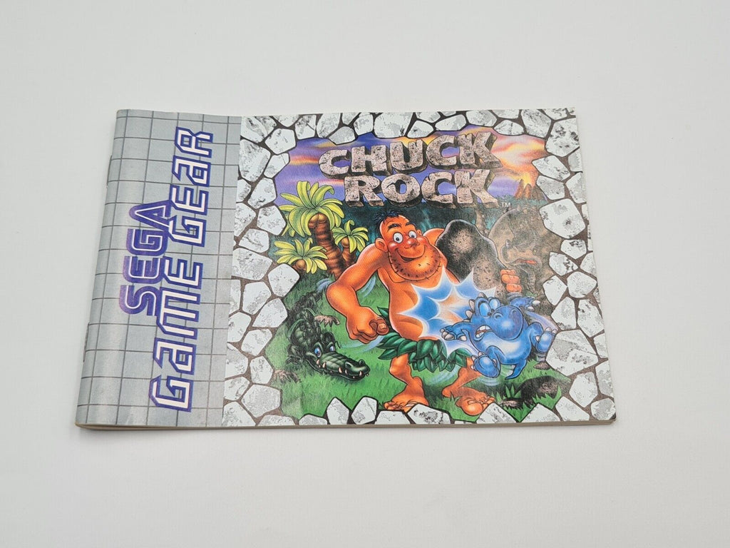 Sega Game Gear Chuck Rock mit OVP und Anleitung Multi Language - T-Retro-Games 