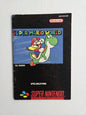 SNES Super Nintendo Super Mario World Spielanleitung Instruction Booklet NOE