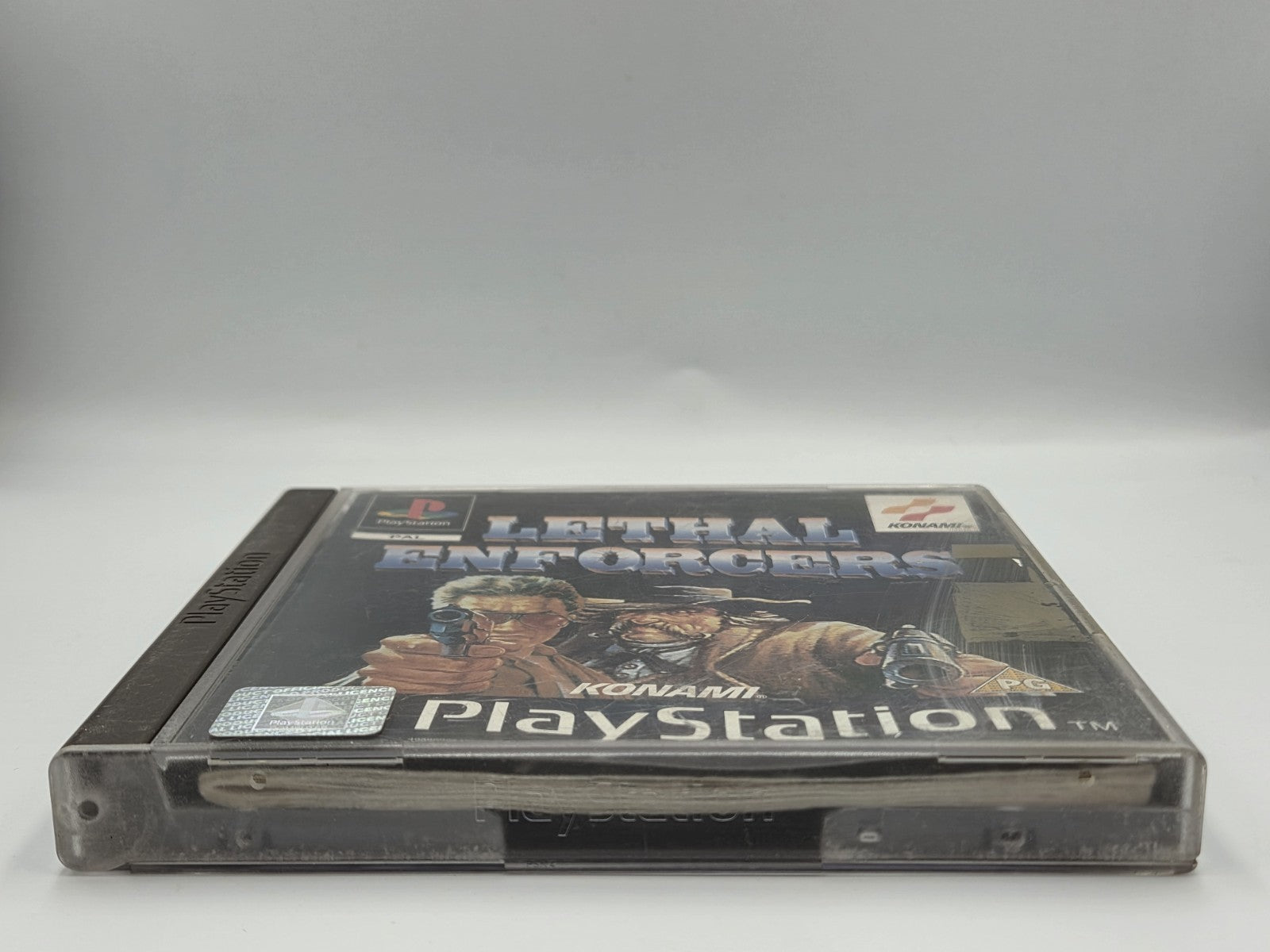 PS1 Playstation 1 Lethal Enforcers mit OVP und Anleitung Multilingual - T-Retro-Games 