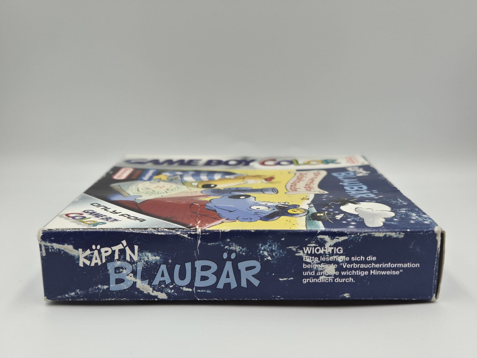 Game Boy Color Käpt'n Blaubär Die verrückte Schatzsuche mit OVP + Anleitung NOE