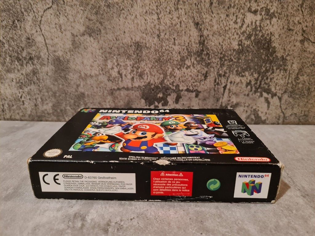 N64 Nintendo 64 Mario Party 3 mit OVP und Anleitung EUR - T-Retro-Games 
