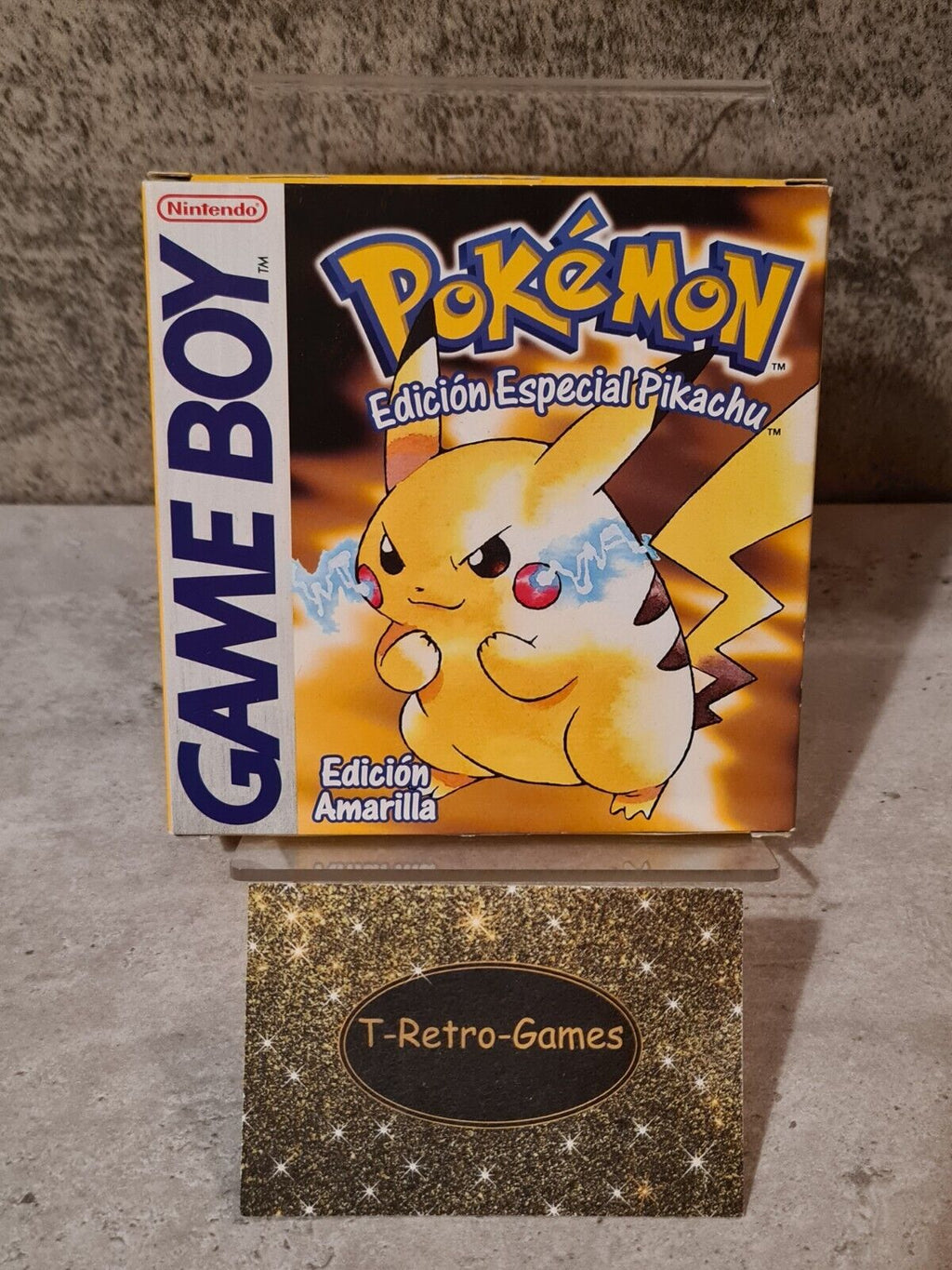 Game Boy Pokemon Ediciòn Especial Pikachu mit OVP und Anleitung ESP - T-Retro-Games 
