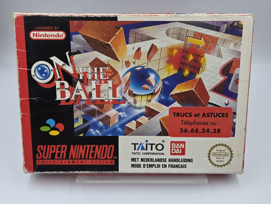 SNES Super Nintendo On The Ball mit OVP und Anleitung FAH