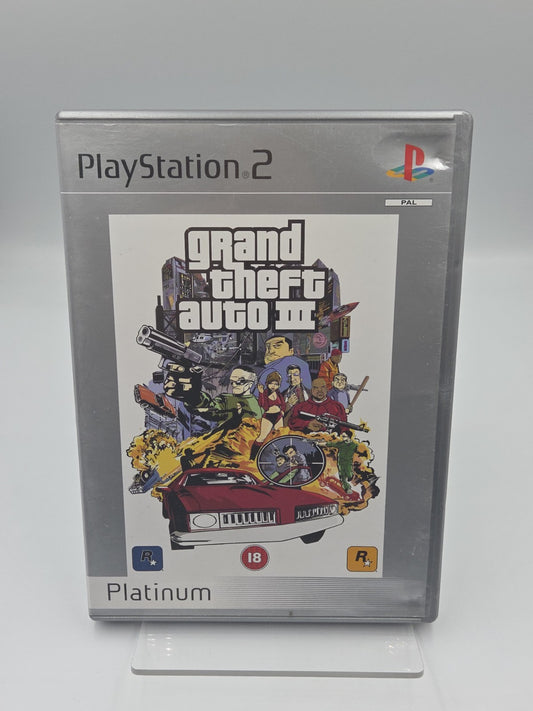 PS2 Playstation 2 Grand Theft Auto III mit OVP und Anleitung  Englisch