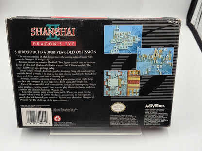 SNES Super Nintendo Shanghai II Dragon's Eye mit OVP und Anleitung NTSC USA