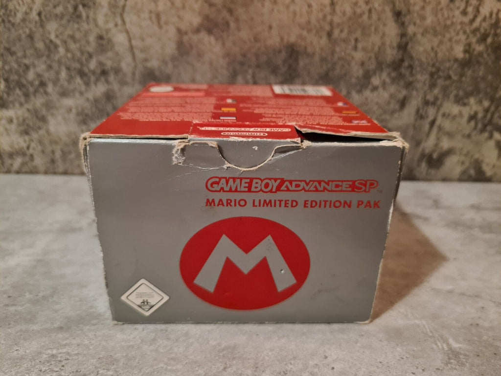 Game Boy Advance SP Mario Limited Edition Pak OVP Konsole Console AGS-001 - T-Retro-Games 