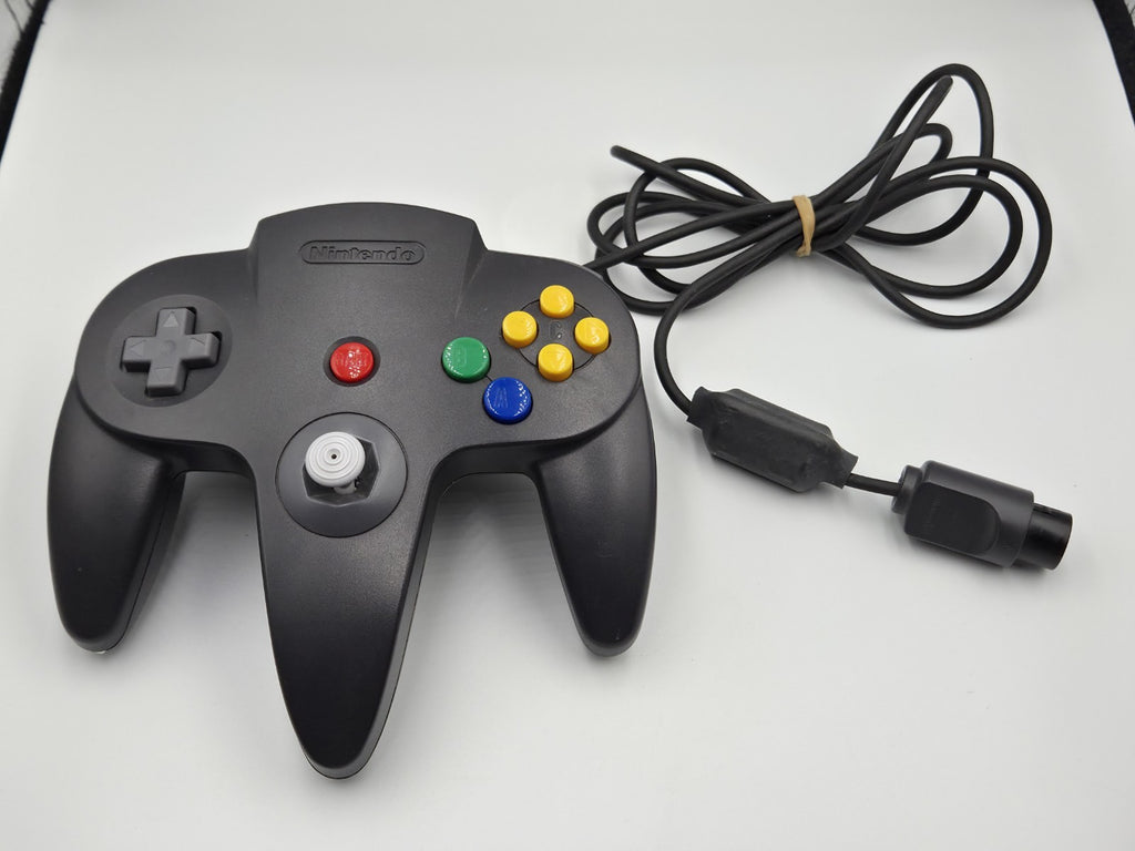 N64 Nintendo 64 Controller Joystick  Schwarz Black OVP EUR