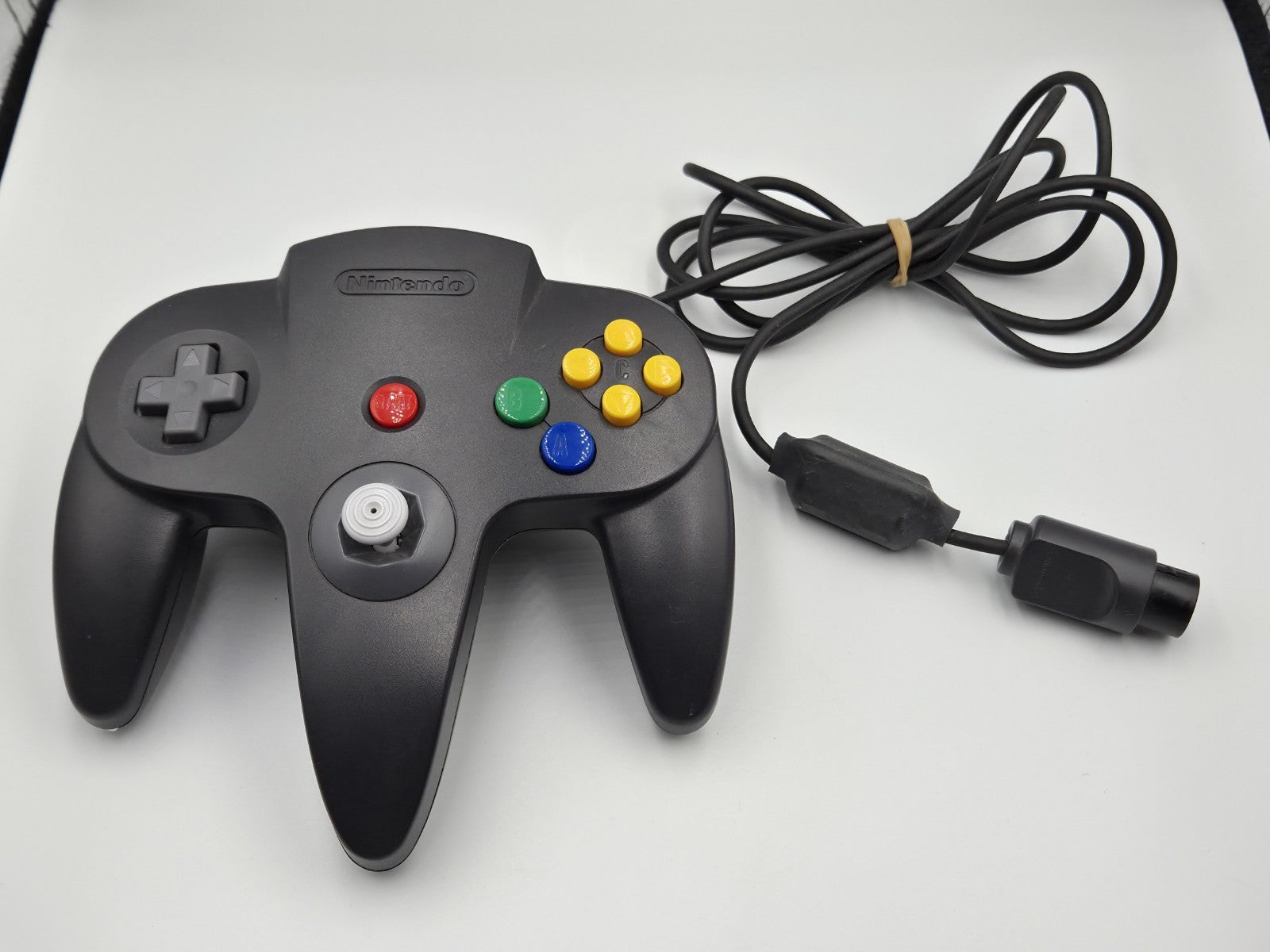 N64 Nintendo 64 Controller Joystick  Schwarz Black OVP EUR