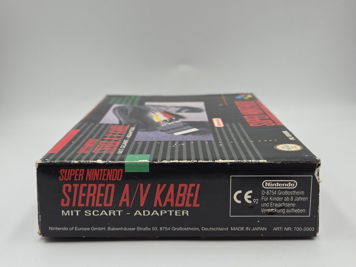 Super Nintendo Stereo A/V Kabel OVP