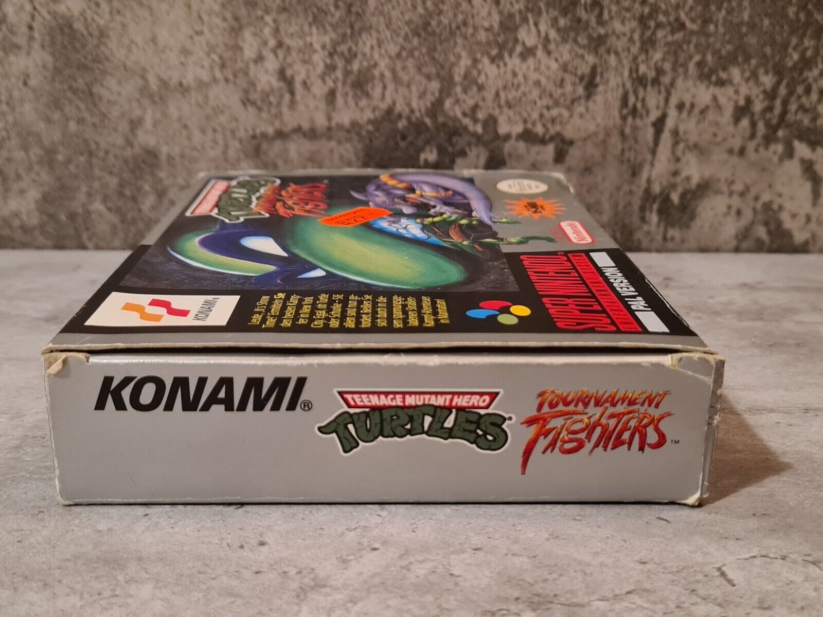 SNES Super Nintendo Turtles Tournament Fighters mit OVP und Anleitung NOE - T-Retro-Games 