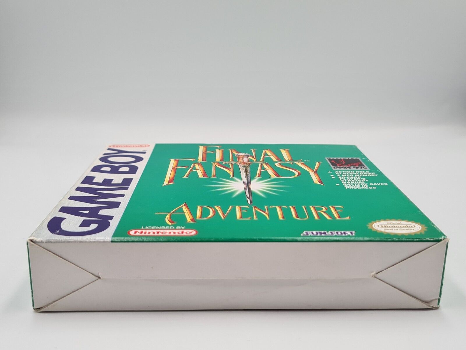 Nintendo Game Boy Classic Final Fantasy Adventure mit OVP + Anleitung + Map USA - T-Retro-Games 