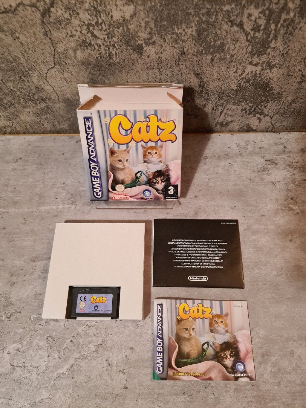 Nintendo Gameboy Advance Catz mit OVP und Anleitung FAH - T-Retro-Games 