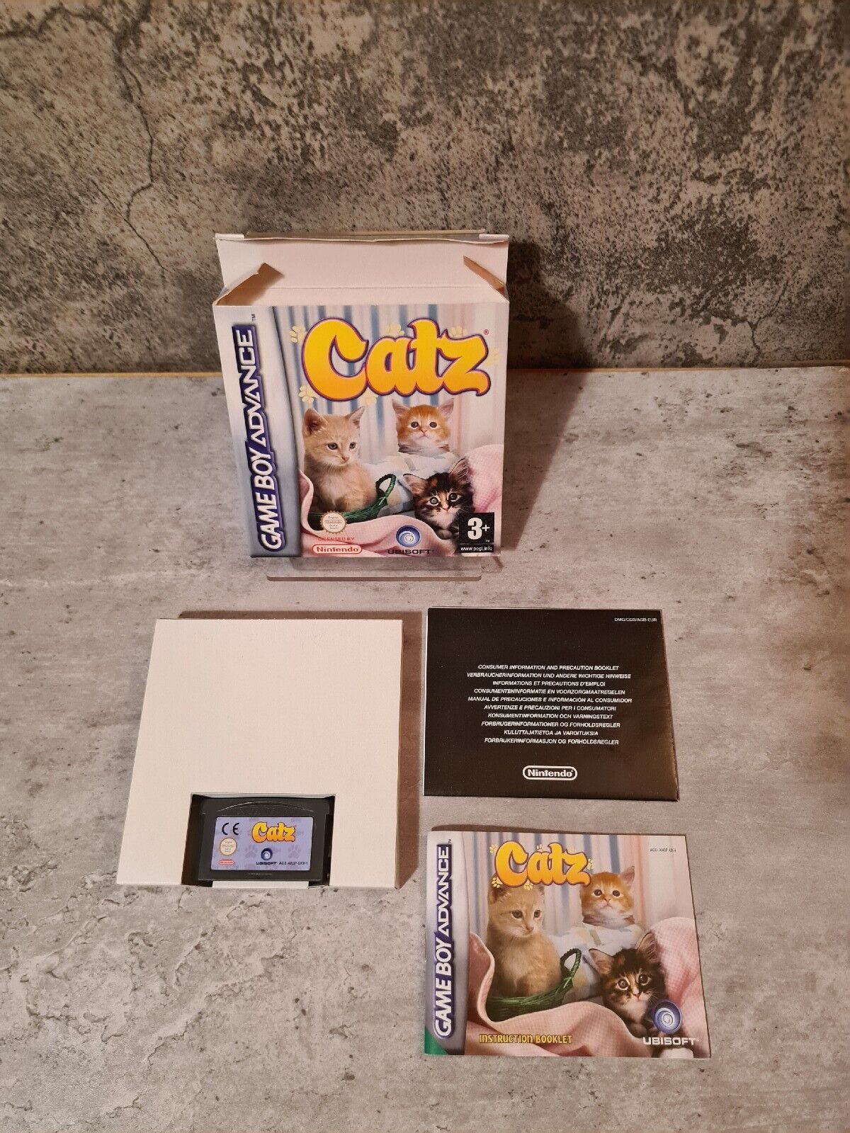 Nintendo Gameboy Advance Catz mit OVP und Anleitung FAH - T-Retro-Games 
