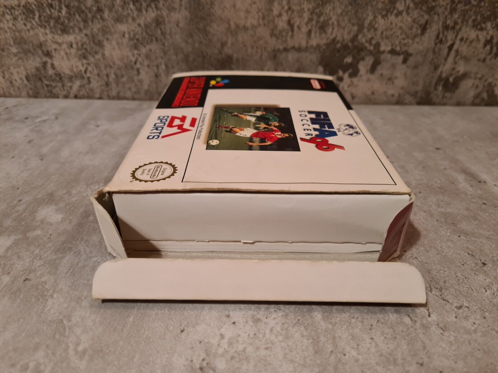 SNES Super Nintendo Fifa Soccer 96 mit OVP und Anleitung EUR - T-Retro-Games 