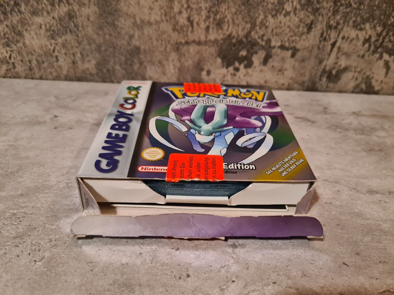 Nintendo Game Boy Color Pokemon Kristall Edition mit OVP und Anleitung NOE - T-Retro-Games 