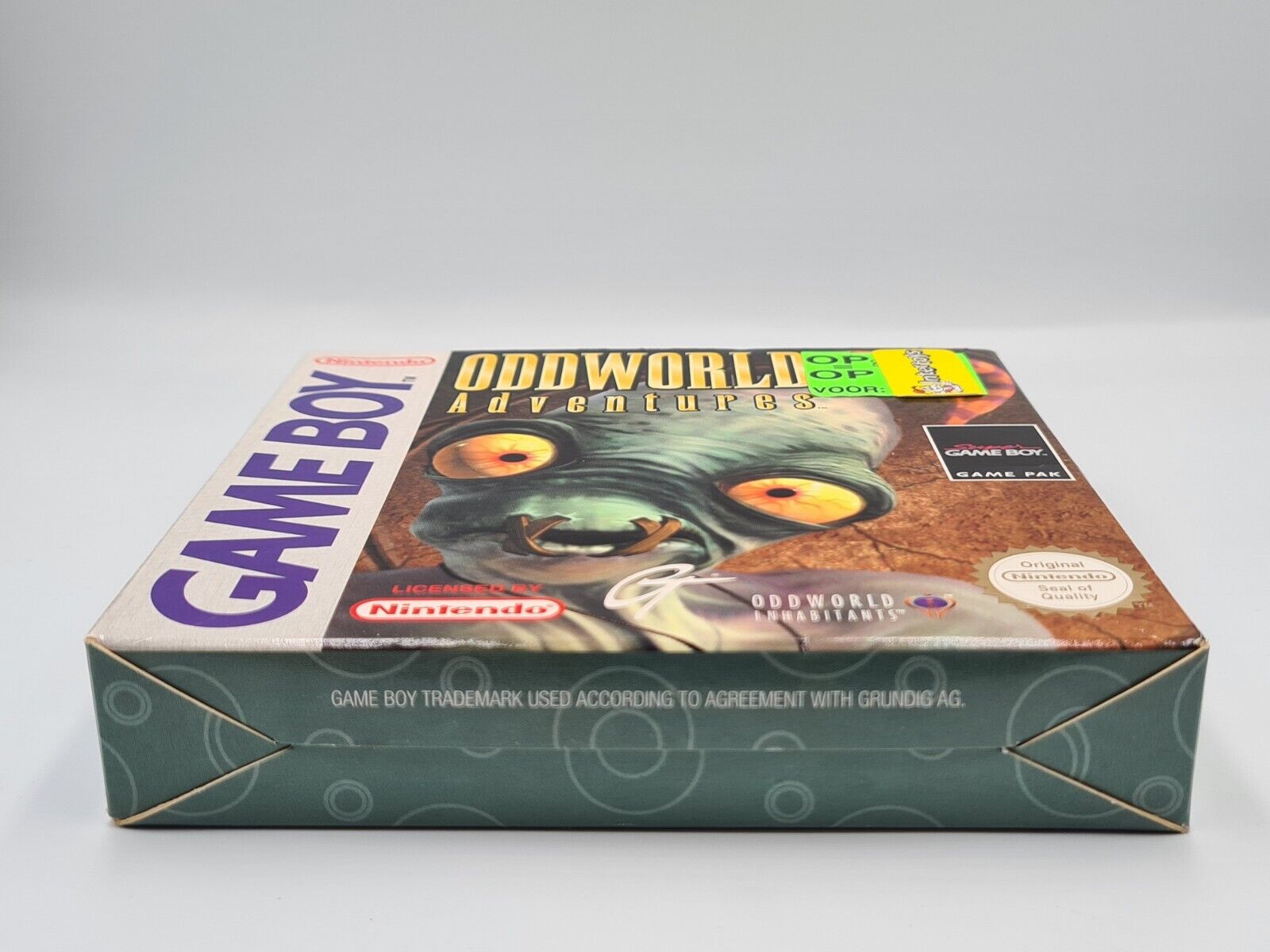 Nintendo Gameboy Classic Oddworld Adventures mit OVP und Anleitung EUR - T-Retro-Games 