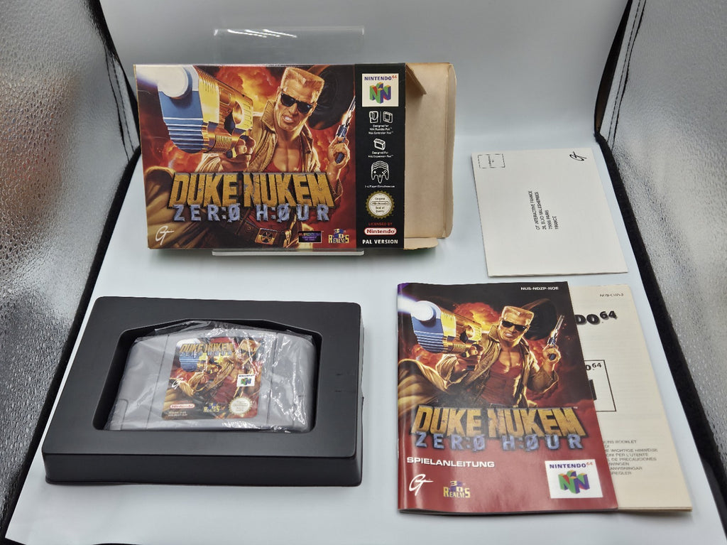 N64 Nintendo 64  Spiel Duke Nukem Zero Hour mit OVP und Anleitung NOE