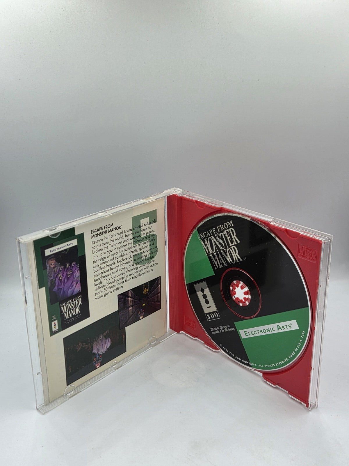 3DO Spiel Escape from Monster Manor mit Anleitung Multilingual