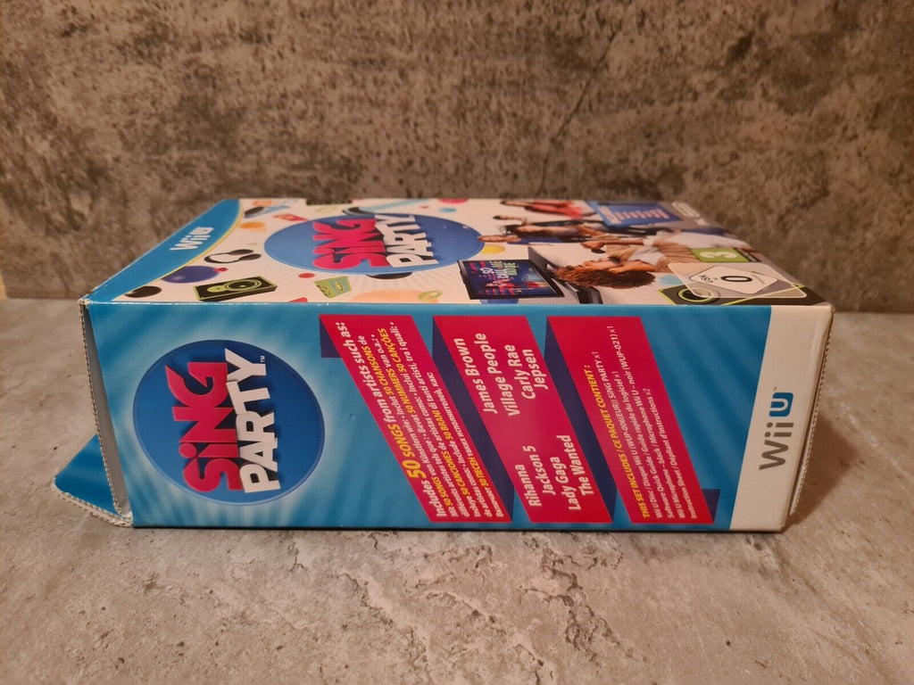 Nintendo Wii U Sing Party mit OVP und Anleitung + Mikrofon - T-Retro-Games 