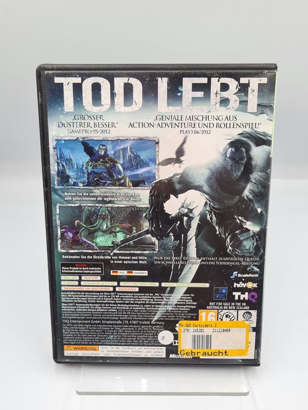XBOX360 Darksiders II First Edition mit OVP und Anleitung Deutsch 