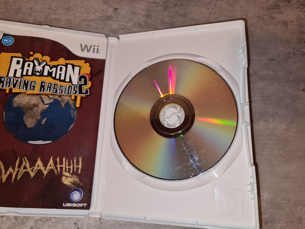 Nintendo Wii Spiel Rayman Raving Rabbids 2 mit OVP und Anleitung NOE - T-Retro-Games 