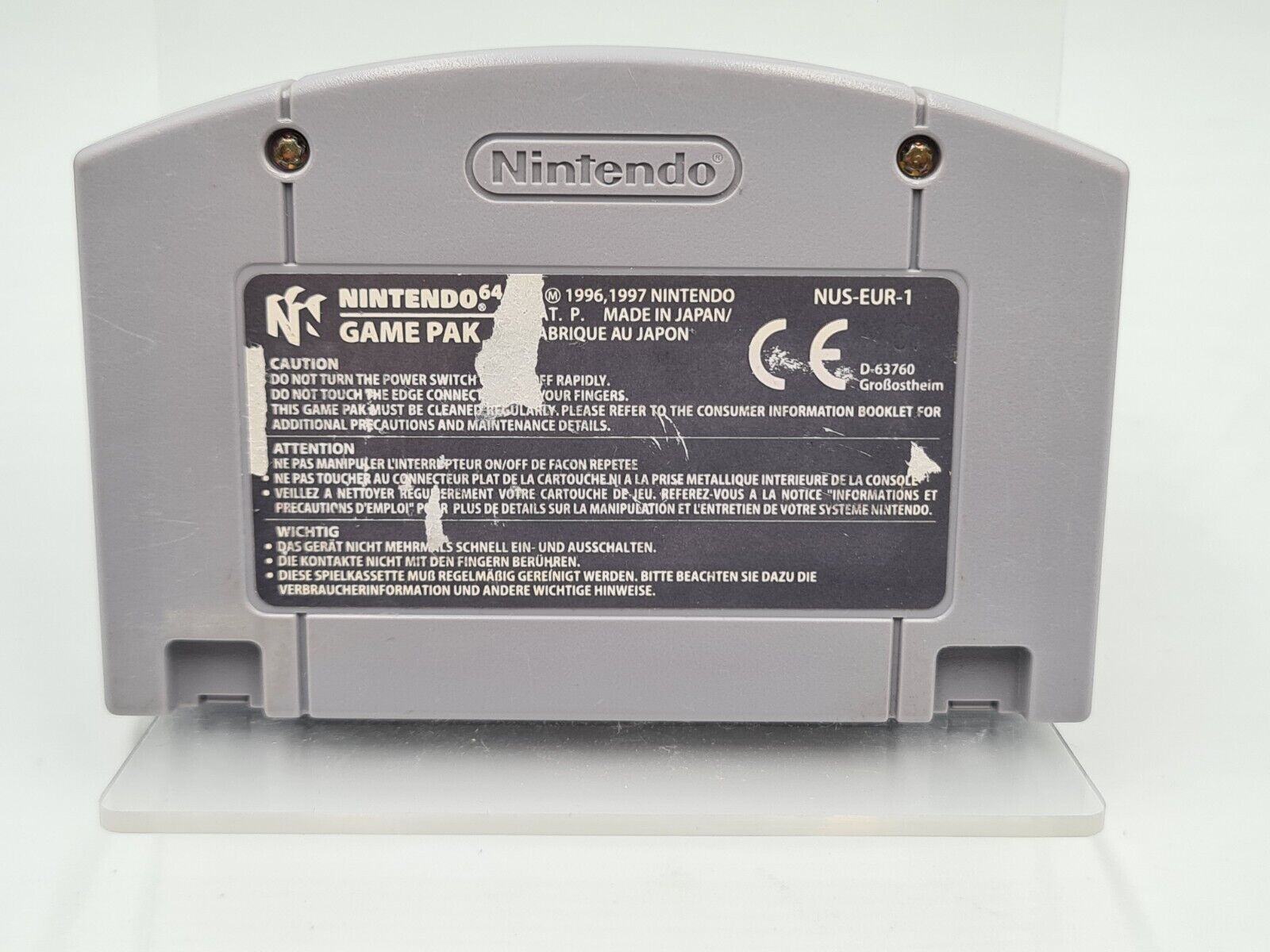 N64 Nintendo 64 International Superstar Soccer 64 EUR Modul - T-Retro-Games 