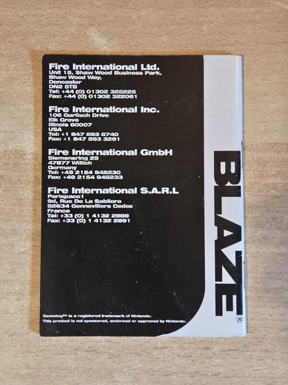 Nintendo Game Boy Classic Xploder GB Spielanleitung Instruction Booklet 