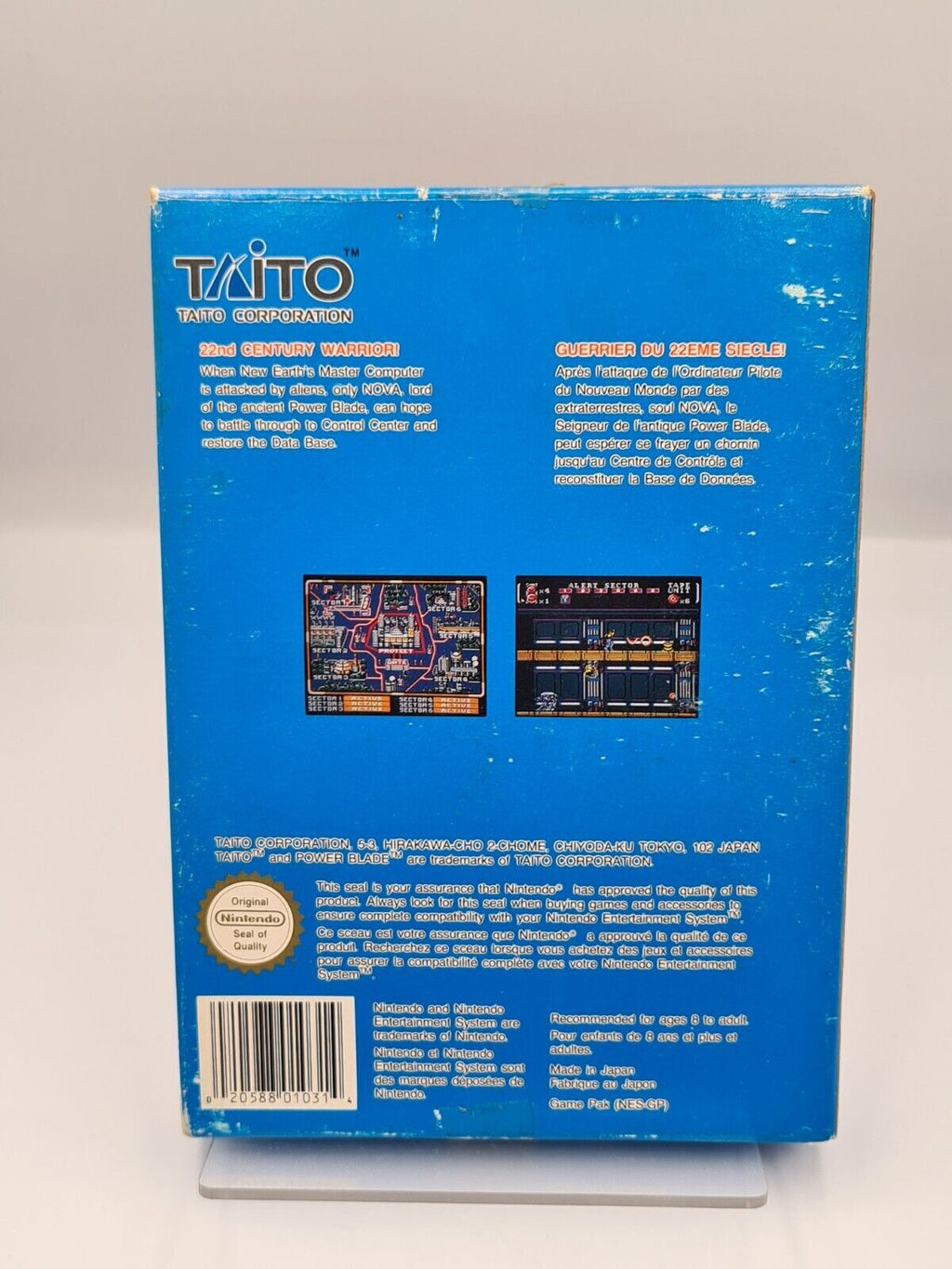 Nintendo NES Power Blade mit OVP und Anleitung FRA - T-Retro-Games 