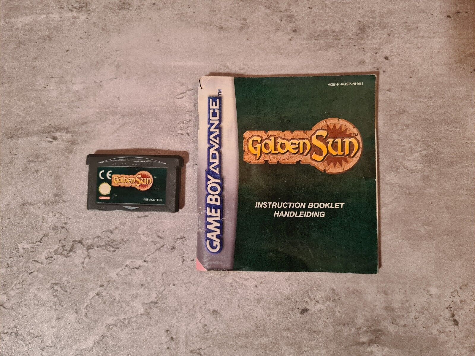 Nintendo Gameboy Advance Golden Sun mit OVP und Anleitung EUR - T-Retro-Games 
