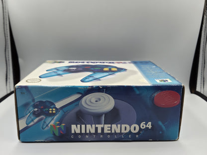 N64 Nintendo 64 Controller Clear Blue Joystick OVP EUR
