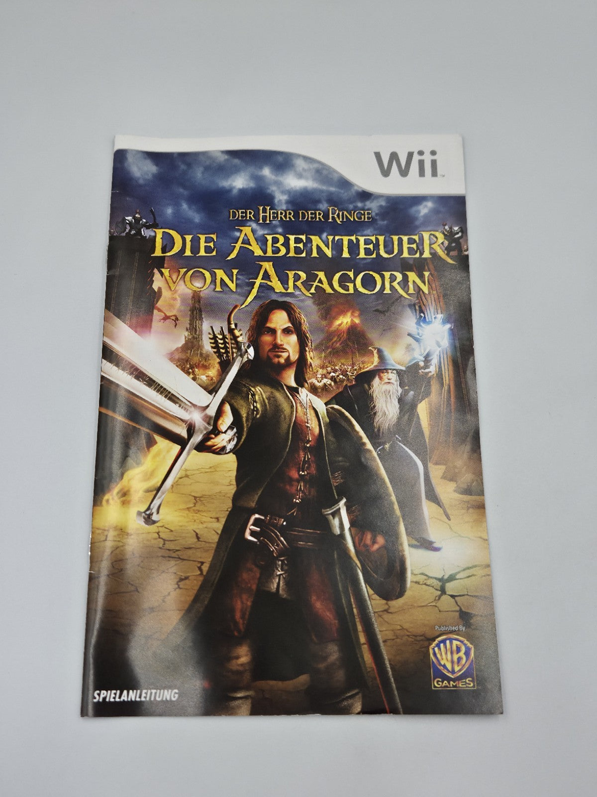 Nintendo Wii Spiel Die Abenteuer von Aragorn mit OVP und Anleitung NOE