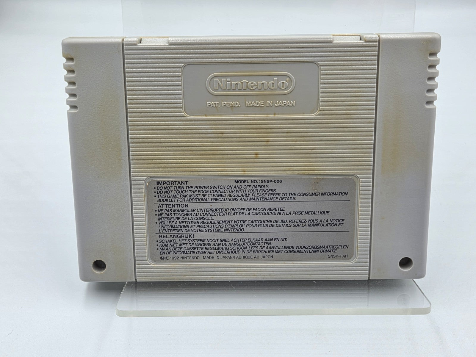 SNES Super Nintendo Dragon Ball Z Botuden Modul SFRA