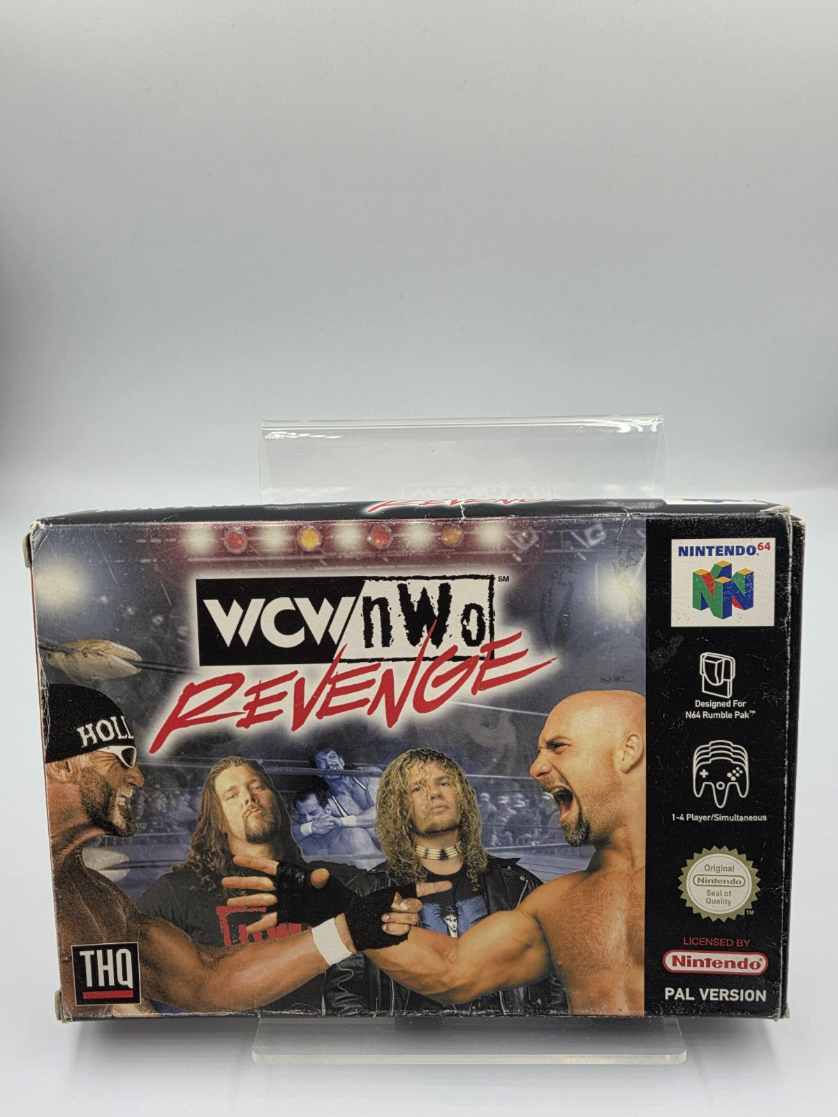 N64 Nintendo 64 WCW/NWO Revenge mit OVP und Anleitung EUR