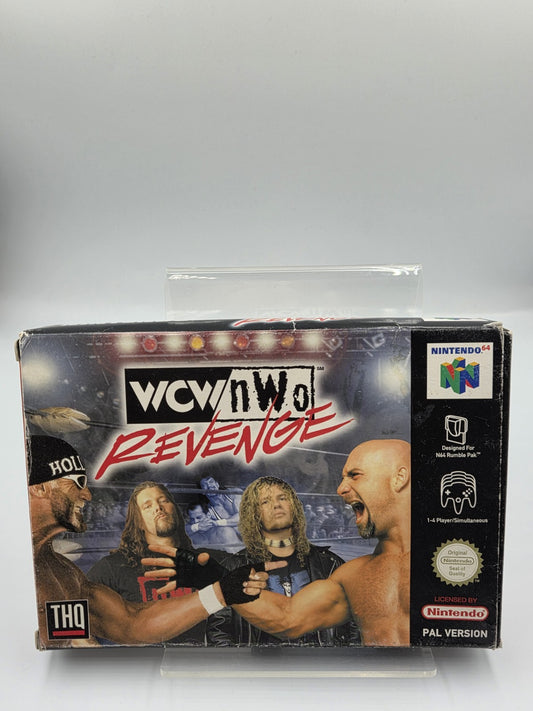 N64 Nintendo 64 WCW/NWO Revenge mit OVP und Anleitung EUR