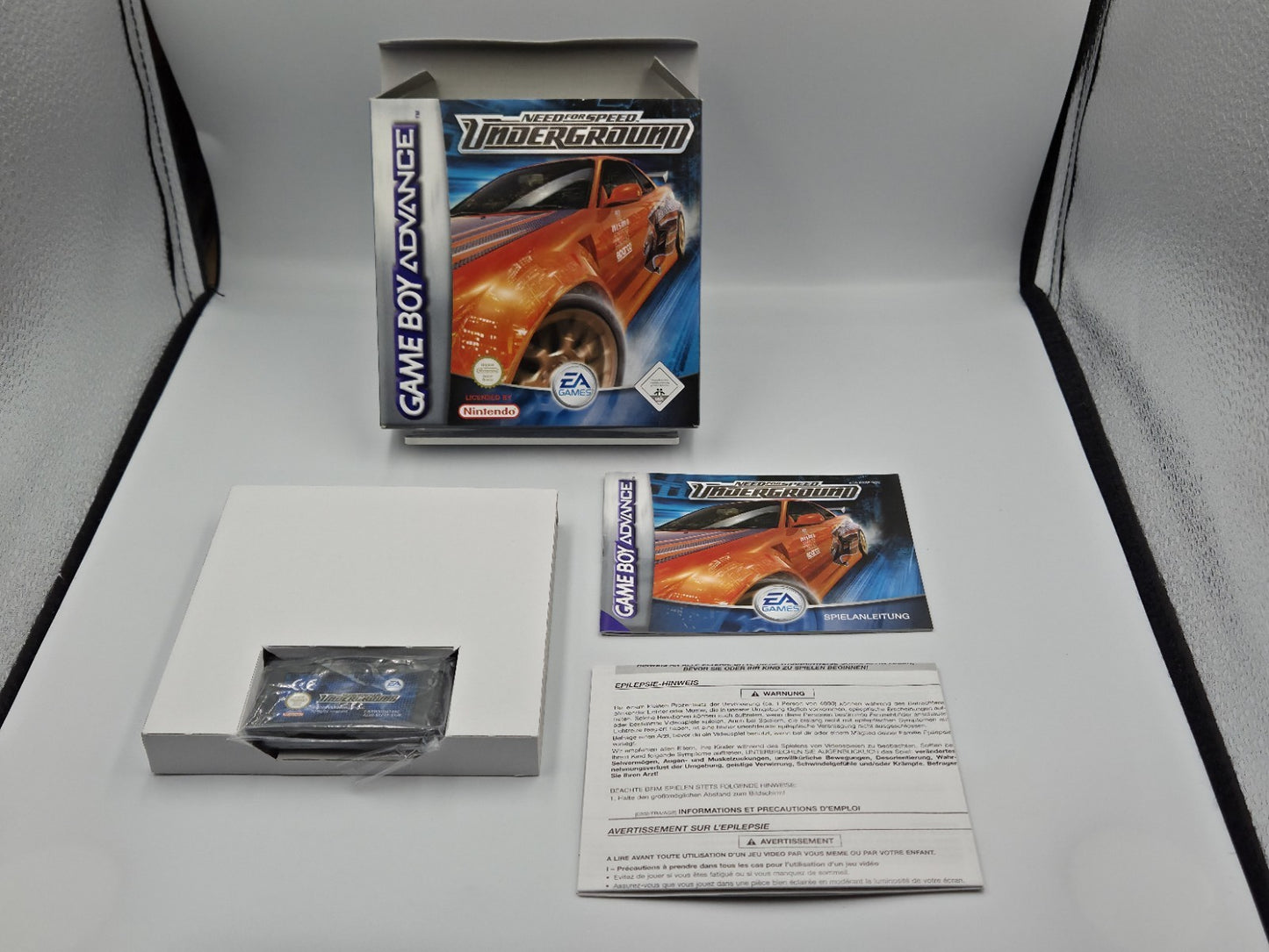 Nintendo Game Boy Advance Need For Speed Underground mit OVP und Anleitung NOE