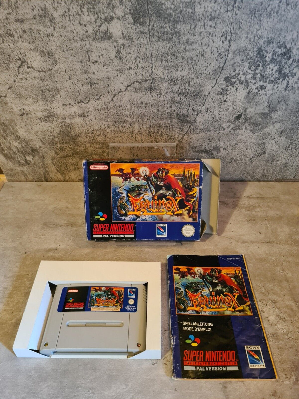 SNES Super Nintendo Equinox mit OVP und Anleitung FRG - T-Retro-Games 