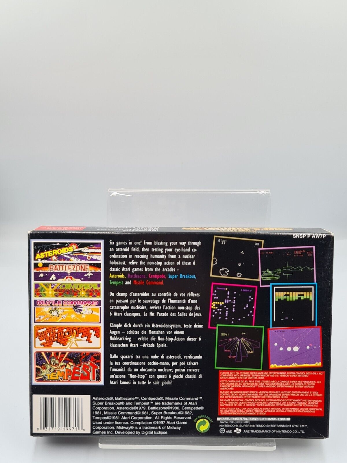 SNES Super Nintendo Arcade's Greatest Hits mit OVP und Anleitung EUR - T-Retro-Games 