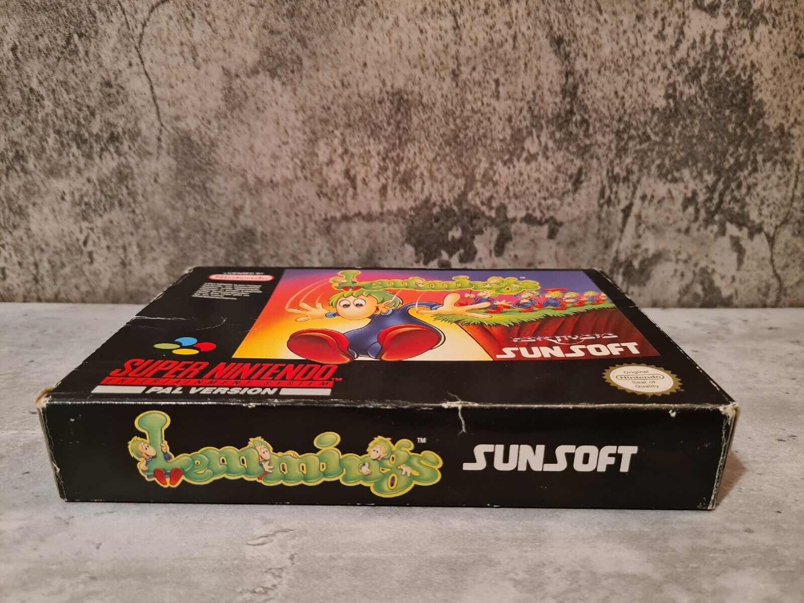 SNES Super Nintendo Lemmings mit OVP und Anleitung FRG - T-Retro-Games 