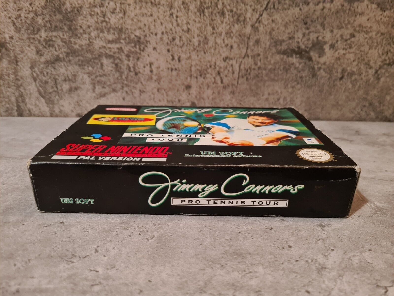 SNES Jimmy Connors Pro Tennis Tour mit OVP und Anleitung NOE - T-Retro-Games 