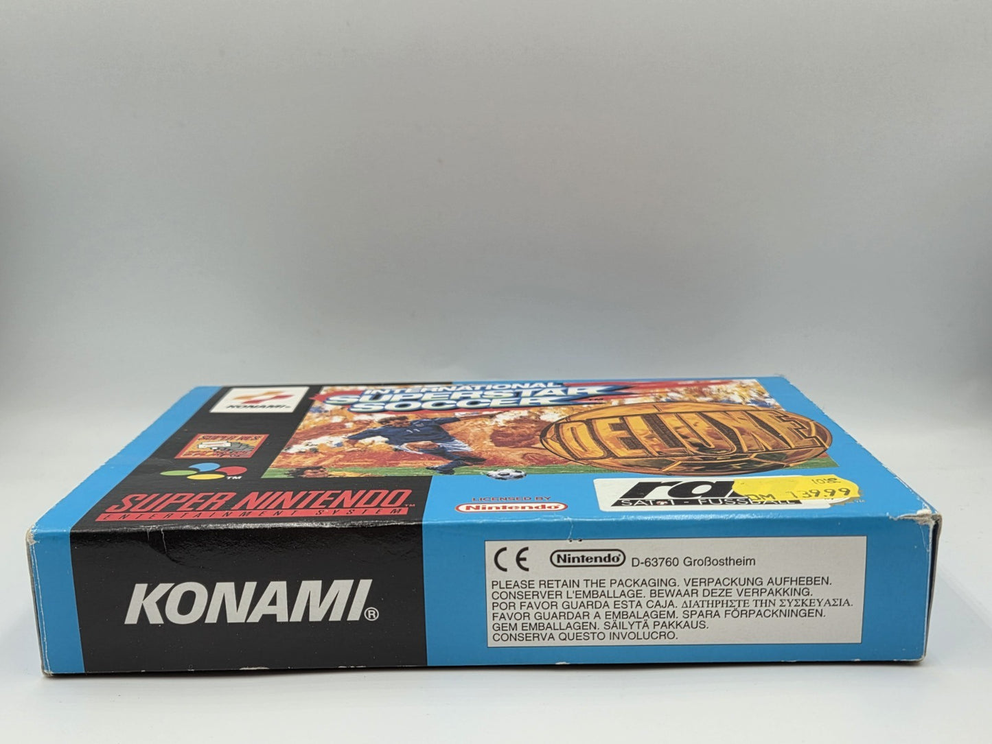 SNES International Superstar Soccer Deluxe mit OVP und Anleitung EUR