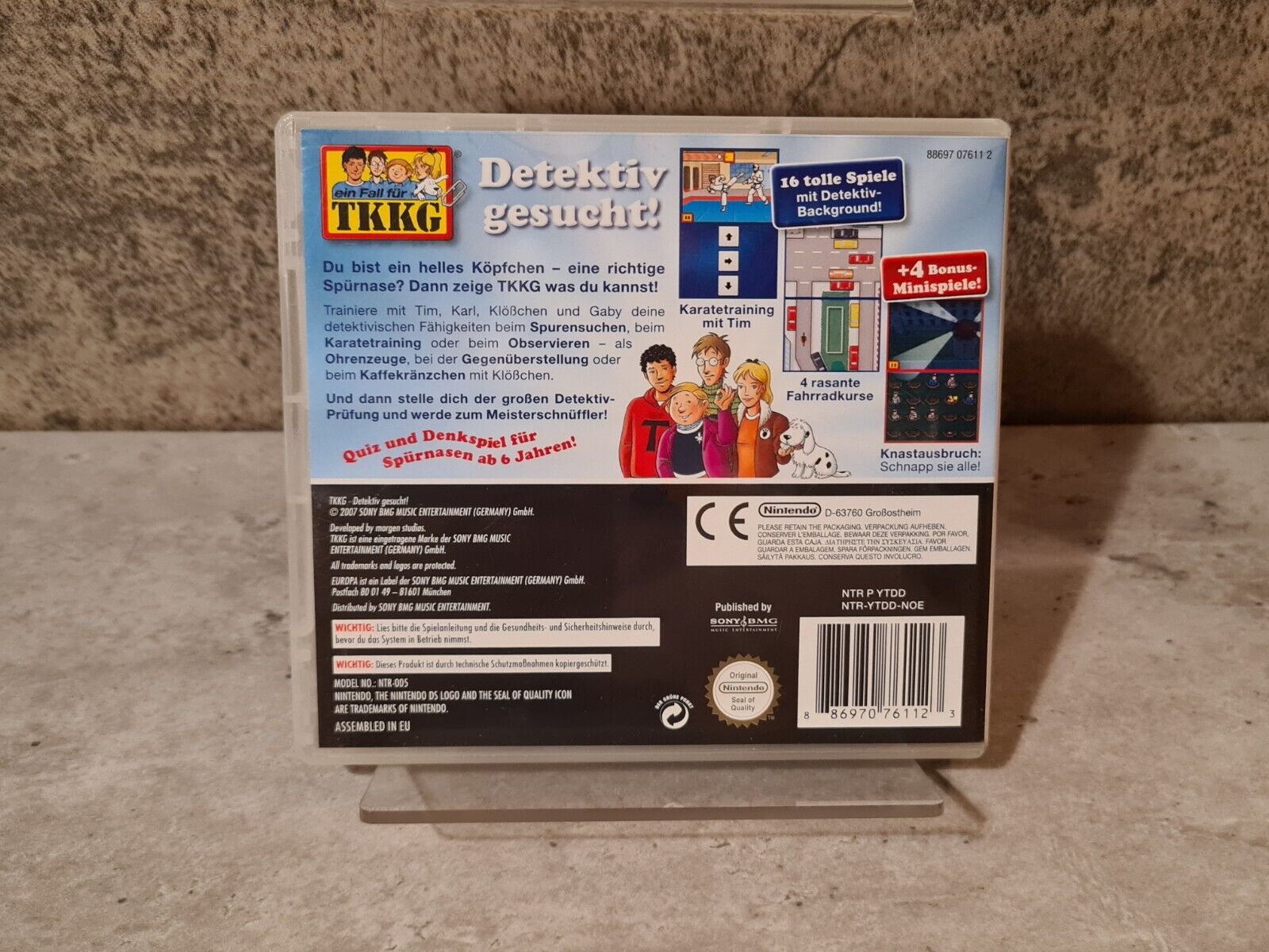 Nintendo DS TKKG Detektiv gesucht! mit OVP und Anleitung NOE - T-Retro-Games 